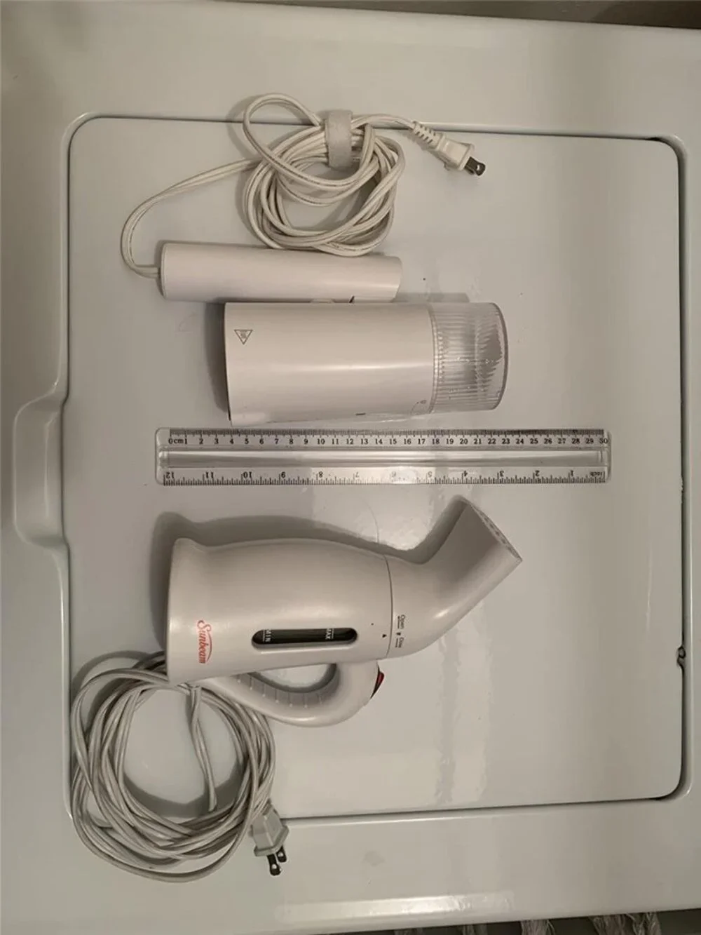 Travel Steamer for Clothes, Portable and Handheld, 1000W, White |